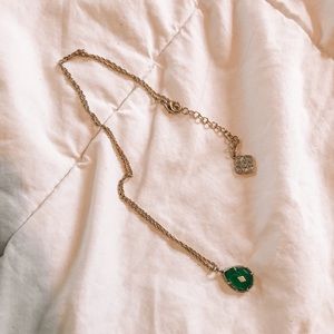Kendra Scott Emerald Necklace